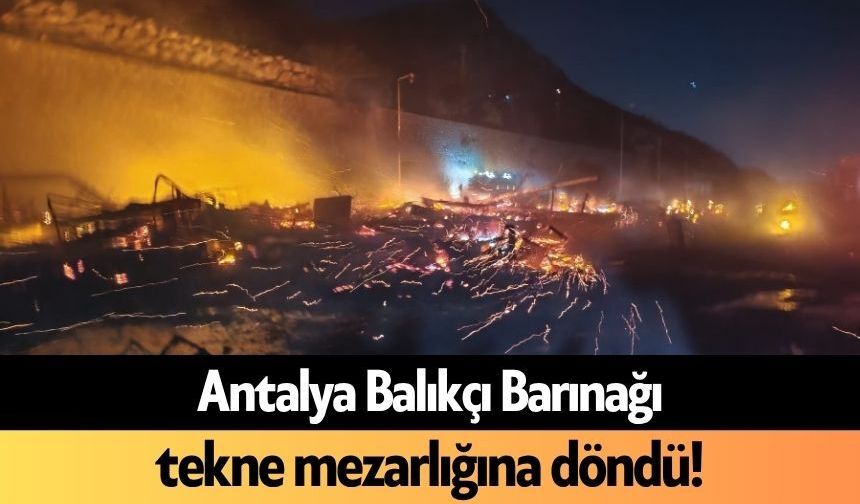 Antalya Balıkçı Barınağı tekne mezarlığına döndü! Vali son gelişmeleri açıkladı