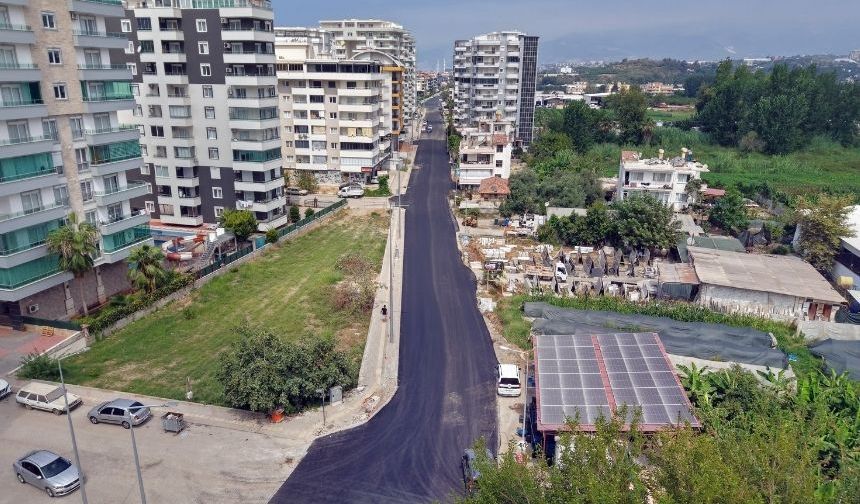 Alanya Kestel’de asfalt çalışması planlanandan önce bitti: Teşekkür böyle geldi