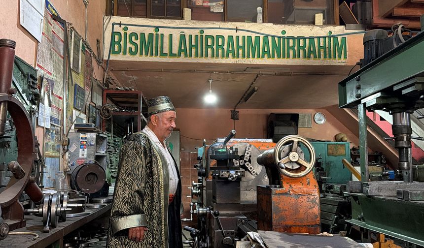 Alanya Sanayisi'nin 51 yıllık tornacısı Mehmet Çelik "Yılın Ahisi" seçildi