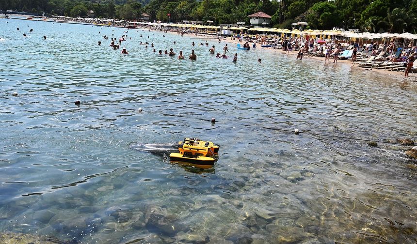 Antalya'nın ilçesinin koylarında yeni sistem! Çöp Kapar anında topluyor