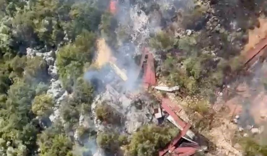 Antalya'da orman yangını: Müdahalesi sürüyor