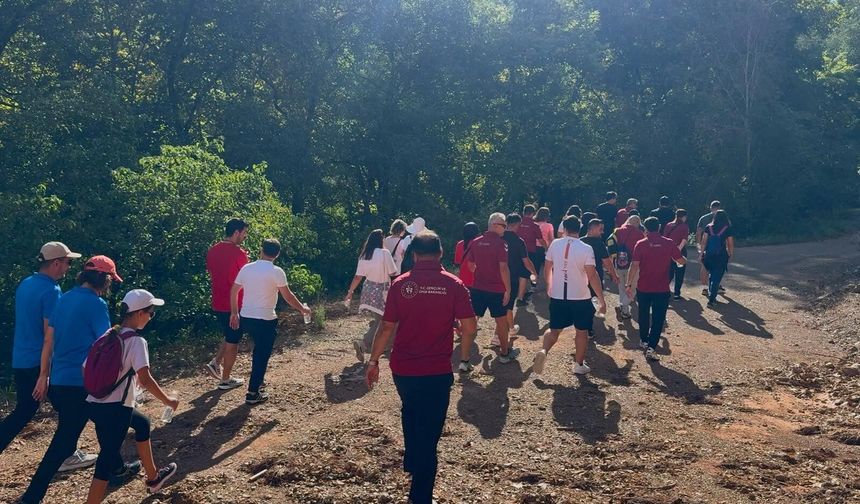 Gazipaşa'da spor için yürüdüler