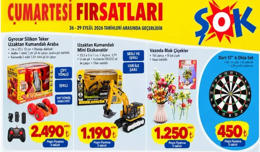 ŞOK 26-29 Eylül aktüel ürünleri yayınlandı: İşte o ürünler