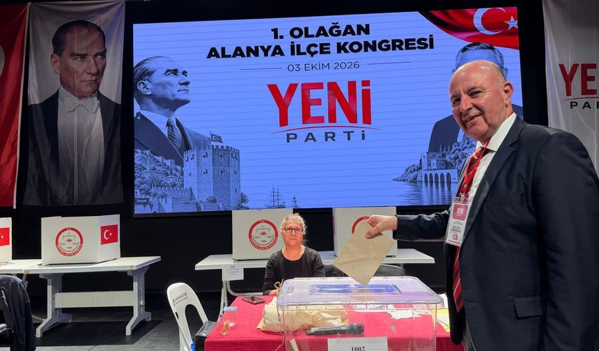 Yeni Parti Alanya İlçe Başkanı seçilen Bülent Kandemir’den ilk mesaj
