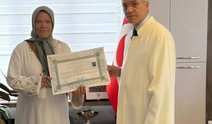 Almanya vatandaşı tatil için geldi, Müslüman oldu