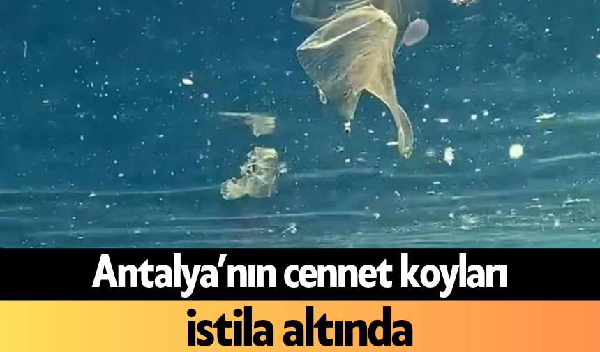 Antalya’nın cennet koyları istila altında