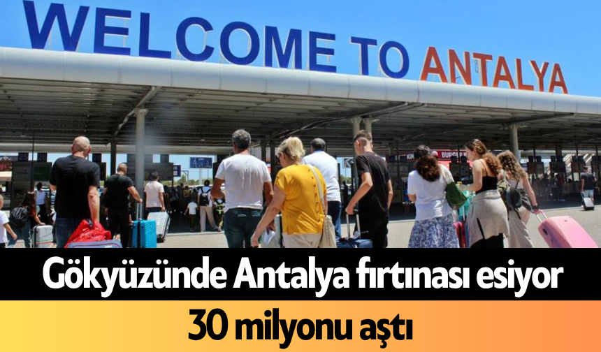 Gökyüzünde Antalya fırtınası esi̇yor
