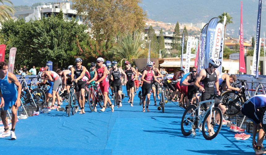 35. Uluslararası Alanya Triatlonu rekor katılımla başladı