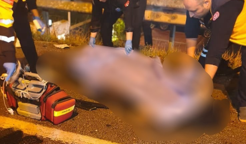 'Yağmur hızlanırsa ölürüz valla' demişti... Motosikleti ikiye bölündü